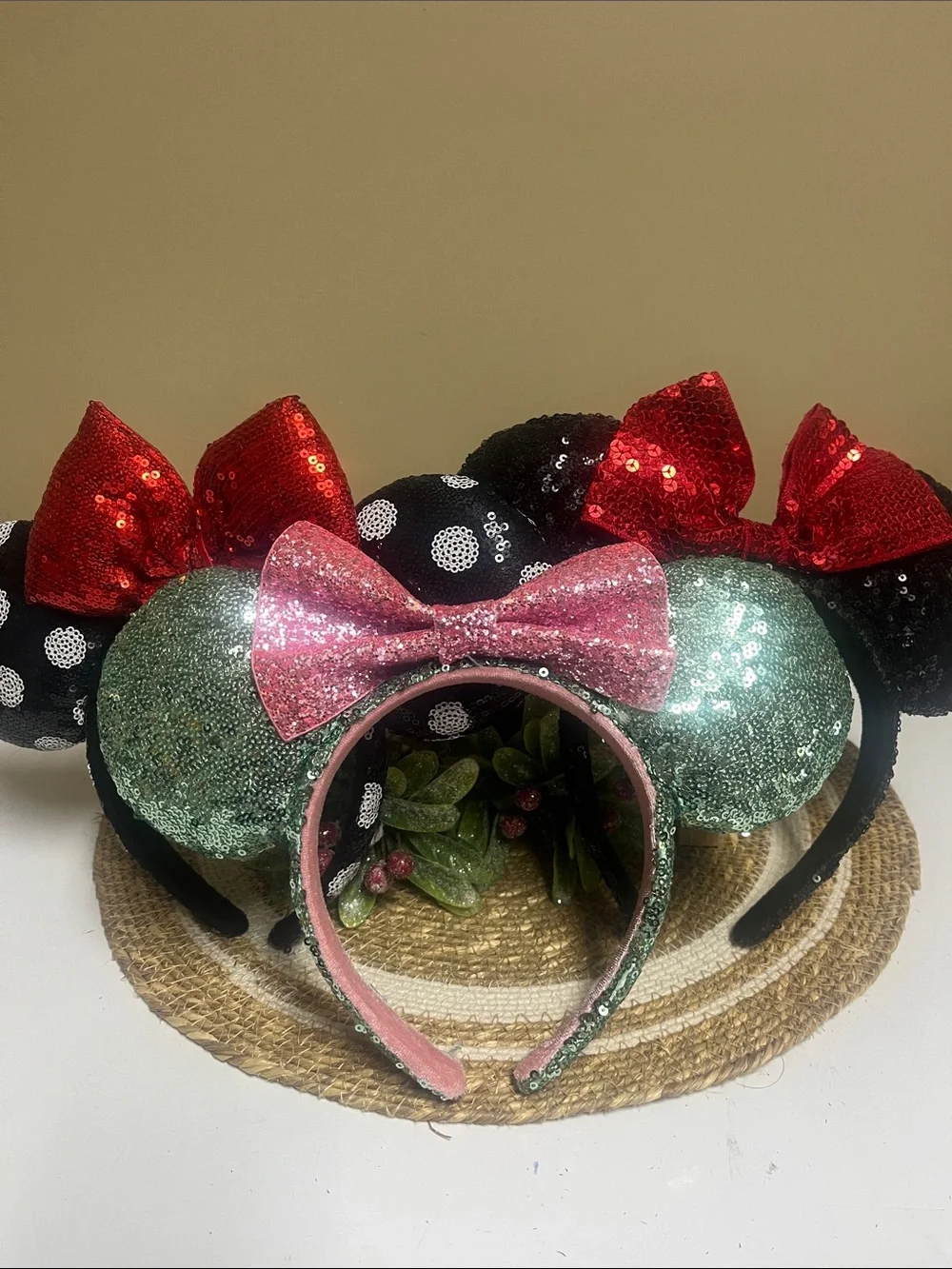 Disney Parks Minnie Mouse Ears (3) bundle